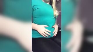 LMBB Stuffed belly girl play - August 17