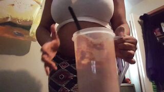 MsHammy Weight gain shake chug