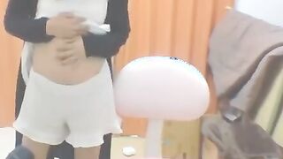 Japanese girl chubby belly